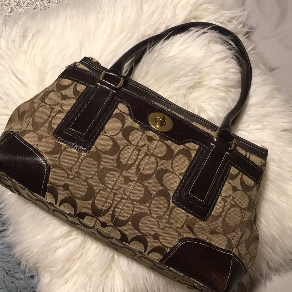 Coach Hampton Signature Tote